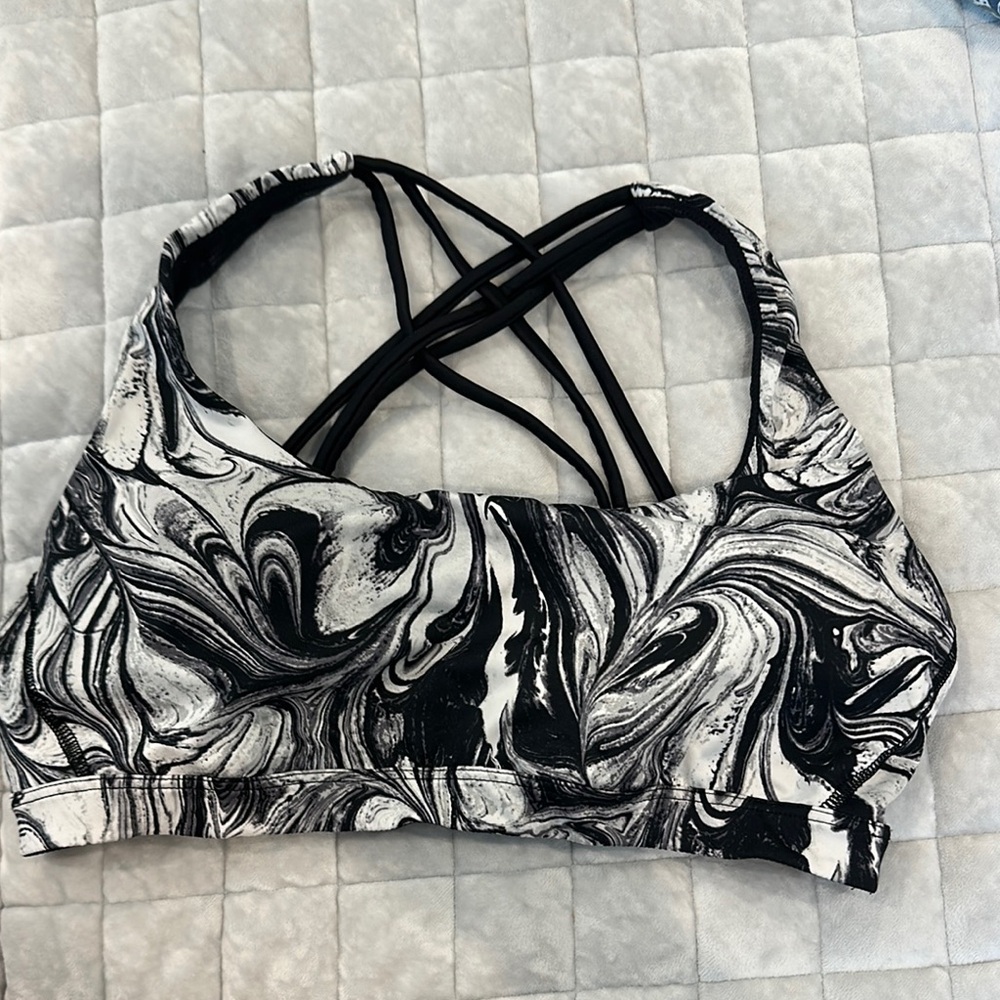 Victoria's Secret Black and White Swirl Bra